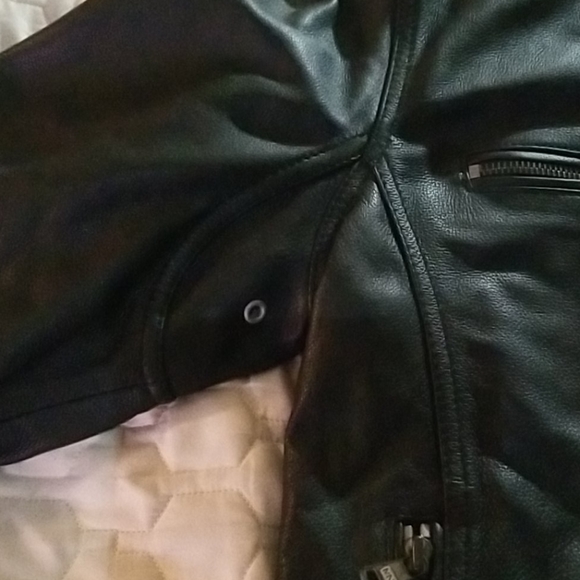 Leather Jacket ( Motorcycle Style ) - Picture 6 of 16